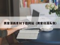商水黑客漫画素材下载网站（黑客动漫头像）